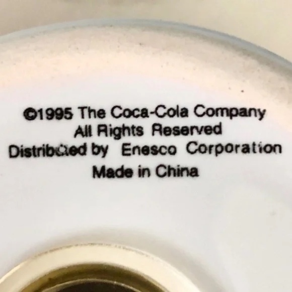 Coca Cola, Salt And Pepper Shakers, Ceramic, Vintage, 1995, Good Condition - Picture 8 of 10